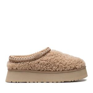 UGG Tazz Maxi Curly "Sand" Slippers Size 8